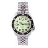 Tandorio SKX Diver 41mm Sapphire 200m Waterproof Green Luminous Dial NH36A Automatic Movement Watches for Men's Rotating Bezel