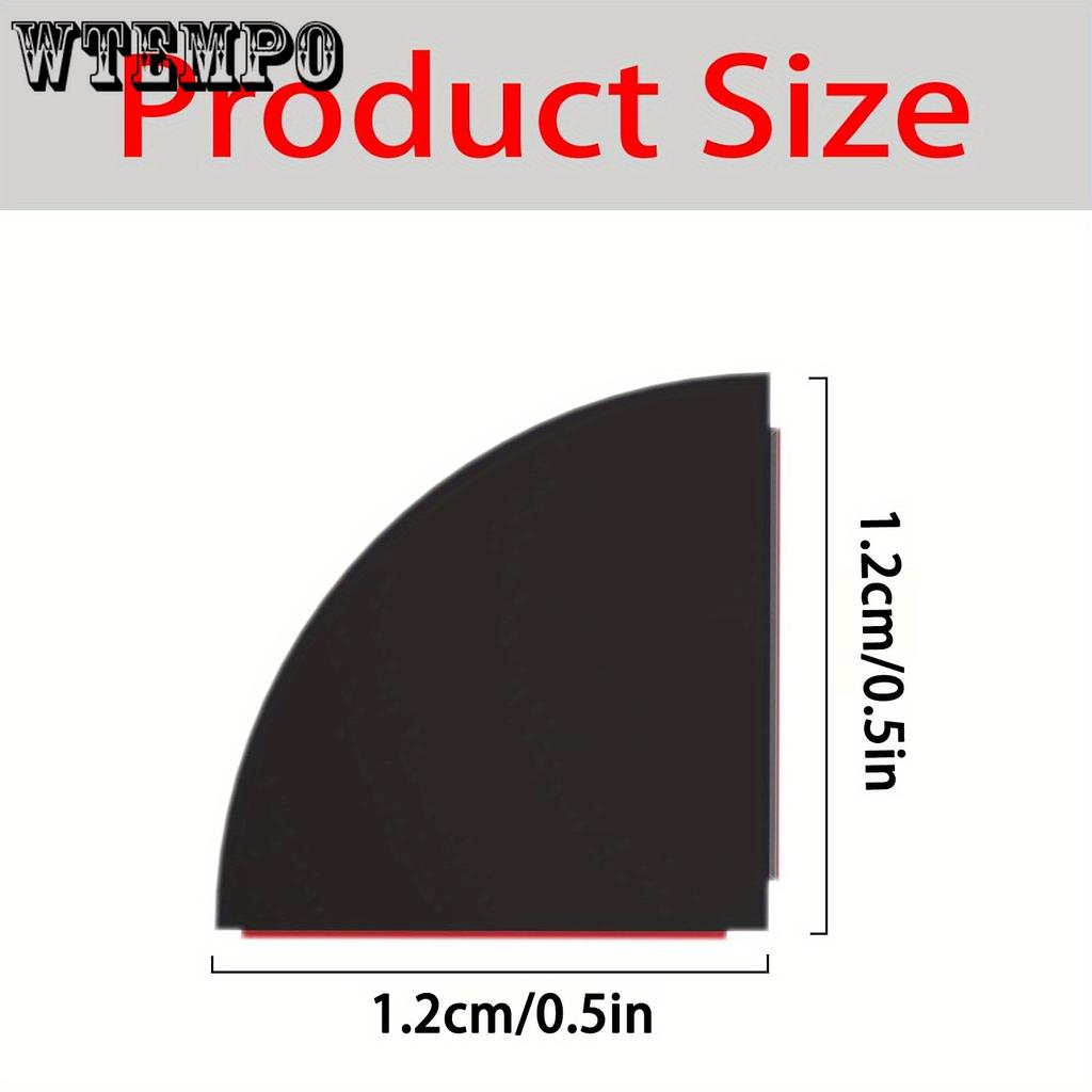 4 м гибкий четвертькруглый молдинг, черный двухсторонний самоклеящийся четвертькруглый резиновый молдинг для угла стены, края шкафа