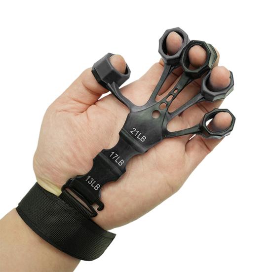 Эспандер для пальцев 13-21 фунтов сопротивления, регулируемый, тренажер для растяжки пальцев, для гибкости пальцев, для физического восстановления, тренажер для силы хвата