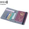 Держатель для RFID-паспорта: Многофункциональный кошелек для путешествий для защиты билетов, карт и документов