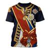 Personality Fun 3D Printed Street Hip-Hop Men's Round Neck Short Sleeves T-shirt Summer New Marine Corps Camo Uniform Tee