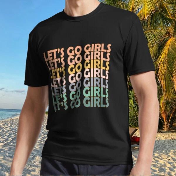 Let_s Go Girls, Girls Trip, Womens Vacation, Camping T-Shirt Funny Size S to 5XL