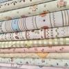 Грубая ткань Цветочный мультфильм DIY Холст для ручных поделок