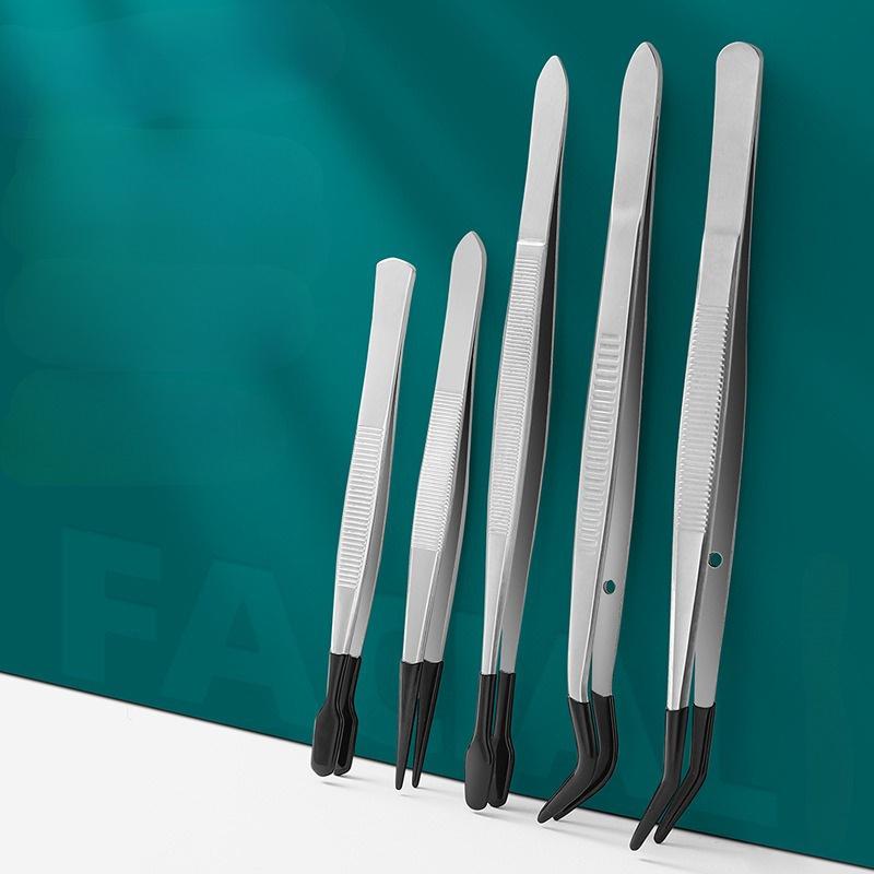 4 шт. накладные ресницы вспомогательный зажим для монет инструмент зажим для штампа пинцет из нержавеющей стали принадлежности для наращивания ресниц