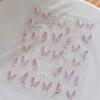 Butterfly Shape Shiny Nail Sticker Nail Styling Stereoscopic Nail Decal Diy Art Salon Nail Art Enthusiasts