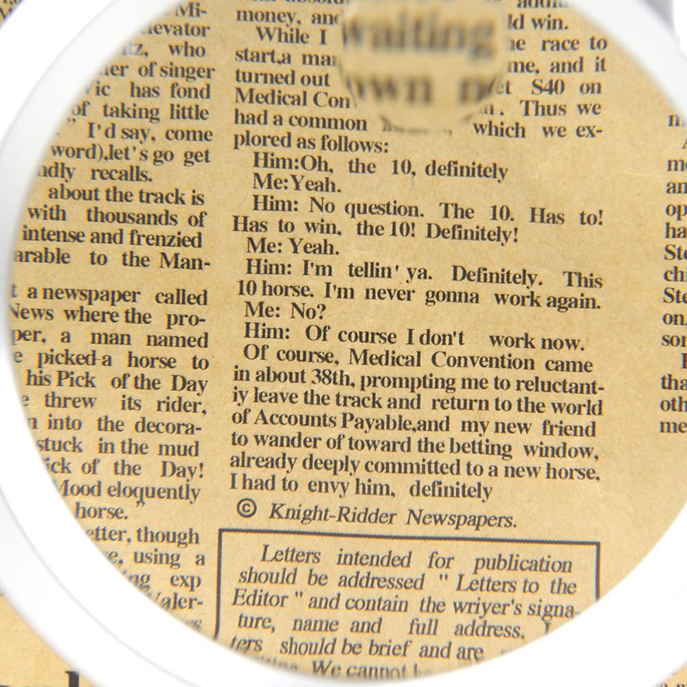 Lupe Schreibtischlampe Helle LED beleuchtete Schwanenhalslupe mit Klemme