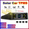 Электронная система контроля давления в шинах автомобиля, солнечная энергия, цифровой дисплей TPMS, устройство охранной сигнализации давления в шинах