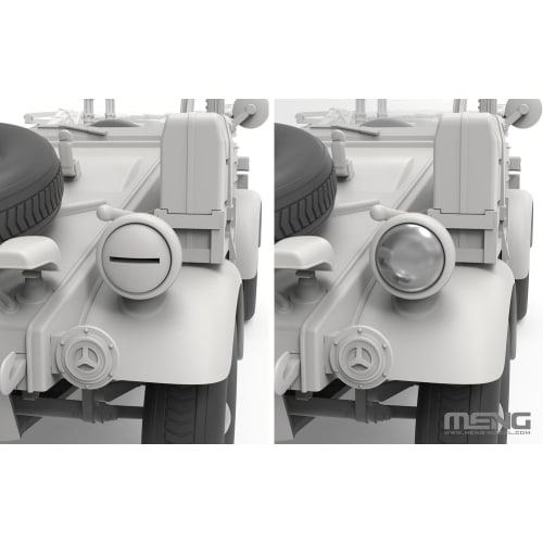 GSI Creos Monmodel 1/35 German Pkw.K1 Kubelwagen Type 82 North African Specification Plastic Model Kit MVS015