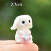 Rabbit Easter Figurine Micro Landscape Diy Home Decor Miniature Fairy Garden Ornament Decoration Accessories