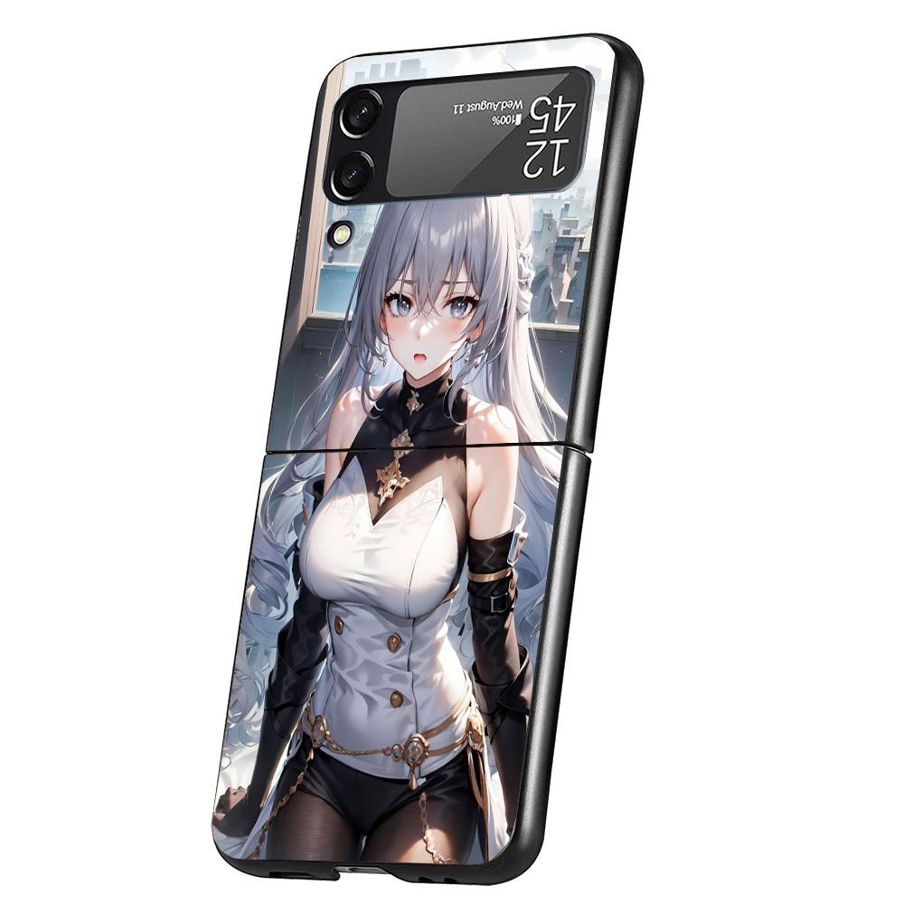 Чехол для телефона Honkai Star Rail Броня Ранд для Samsung Galaxy Z Flip 7 6 5 4 3 5G Flip7 Flip6 Flip5 Flip4 Flip3 Черный Fundas