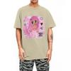 Karol G Pink Hair Bichota Bichota Heart T-Shirt Men Vintage Pure Cotton Tees O Neck Short Sleeve T Shirt Classic Clothes