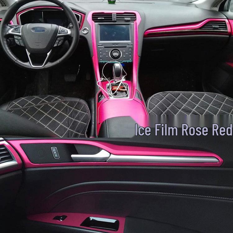 13-18 Mondeo Наклейка на интерьер из углеродного волокна для рычага переключения передач и консоли