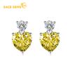 Classic Copper Alloy Zircon Earrings Ladies Jewelry Wedding Promise Party Gift
