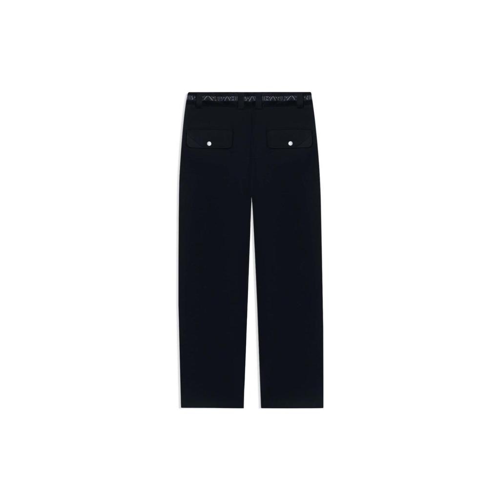 Li Ning Vital Essential прямые повседневные брюки мужские низ черный AKXSB55-3