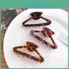 Large Retro Triangle Hair Claw Clip Stylish High-quality Acetate Hair Accessories