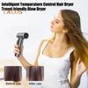 Cordless Hair Dryer 200W 15600mAh USB Rechargeable 3 Temperature Adjustable High Speed Fast Drying Low Noise Portable Travel Camping Electric Blow