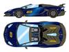Макияж EIDOLON Масштаб Aventador SVJ 63 Roadster 2019 Синий Эмера Готовая модель EML030J 1/18