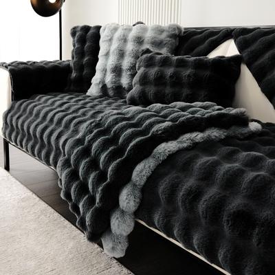 1 шт. утолщенный ультрамягкий плюшевый коврик для дивана противоскользящее плюшевое полотенце для дивана для гостиной el