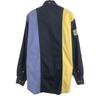 Tommy Hilfiger Мужская рубашка на пуговицах с длинным рукавом, вышивка логотипа Flag Tag 90-х годов, б/у