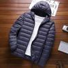 Padded-on Men's Winter New Light and Thin Down Padded Clothes Hooded Middle-aged and Young People Large-size Casual Padded Jacket Men's Jacket