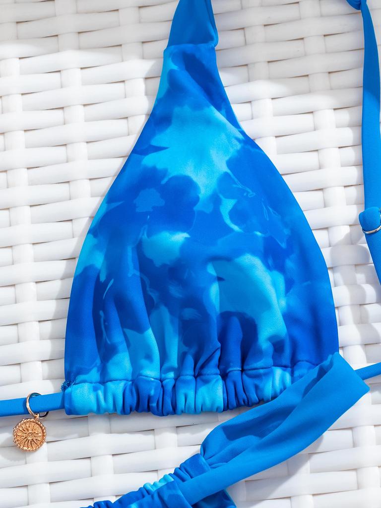 2025 Европейский и американский сексуальный купальник бикини с принтом для женщин