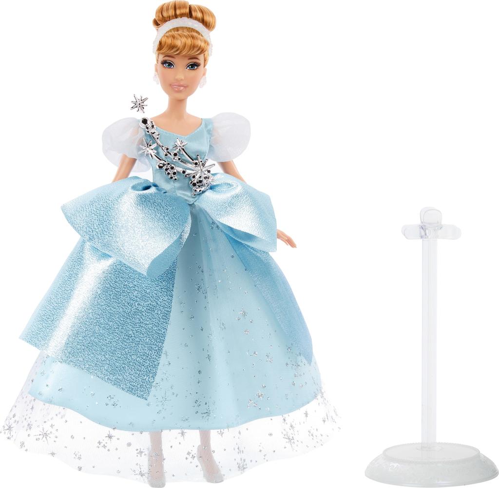 Mattel Princess Cinderella Platinum 100th Anniversary Years Old and HLX60 Disney/Disney [Doll/Dress-up Doll] [Disney Celebration] [6 Up]