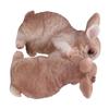 Garden Bunny Statues Resin Crafts Decorations Potted Landscaping Sculpture Animal Models for Lawn Garden