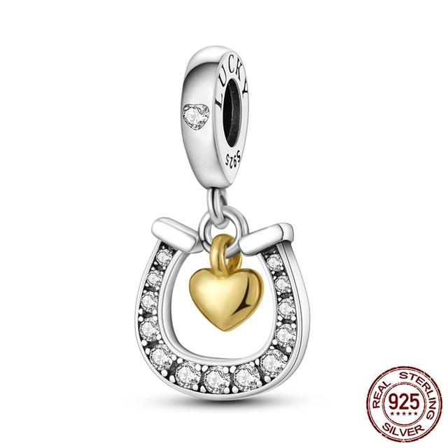 The New Pendant Beaded Charms Fit Bracelet 925 Sterling Silver Women DIY Fine Jewelry