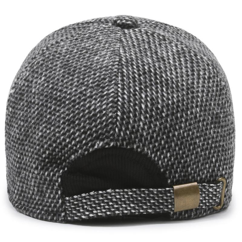 Осенне-зимняя мужская бейсбольная кепка, теплая защитная кепка для защиты ушей, спортивная кепка для защиты ушей