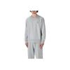 Polo Ss23 Однотонный свитшот с круглым вырезом и длинным рукавом с логотипом Мужской свитшот Серый 710766772F-004