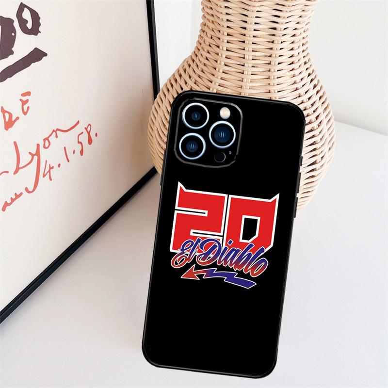 Чехол для телефона Moto Fabio Quartararo для iPhone 16 15 Pro Max 11 12 13 Mini 14 Plus X XR XS Max