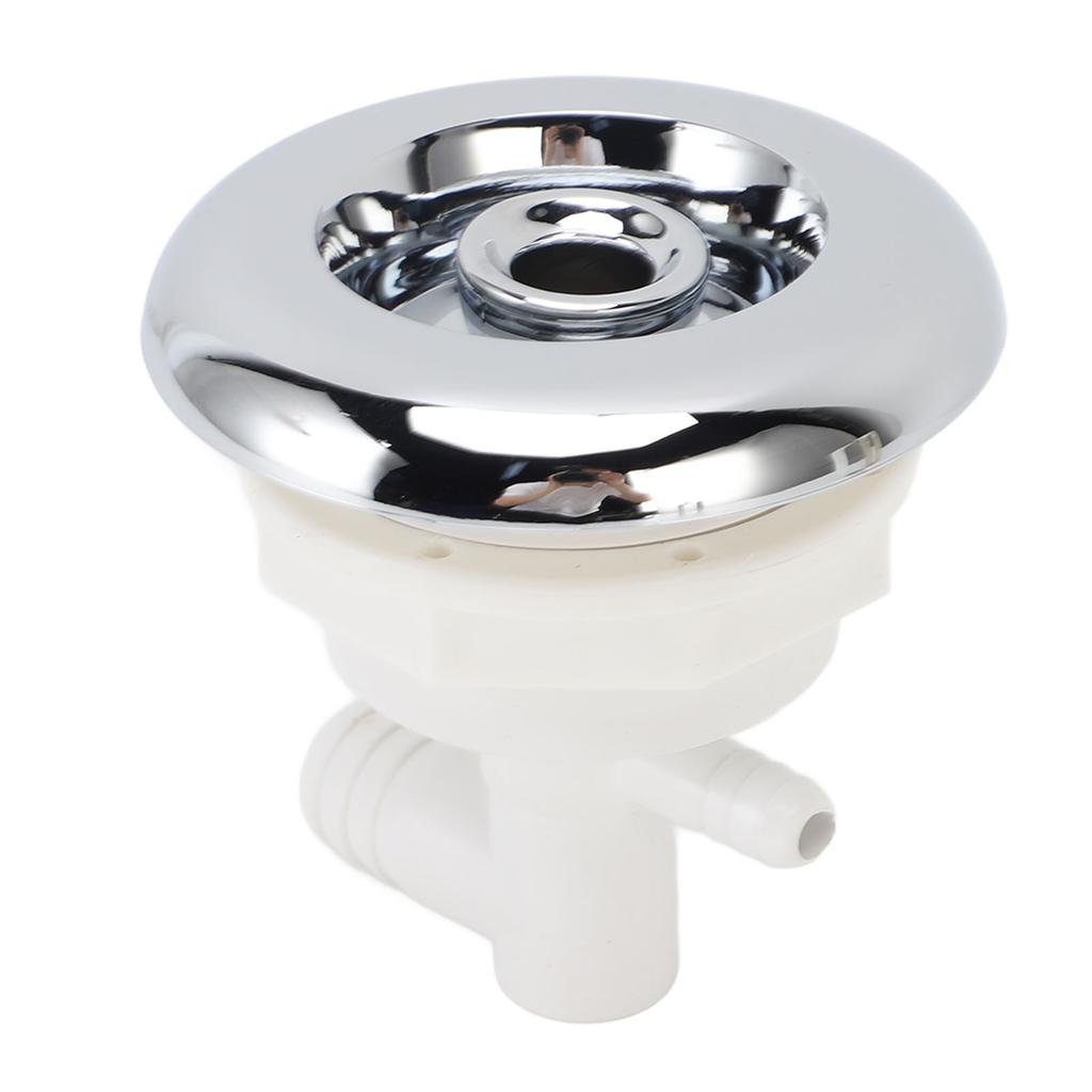 Massage Tub Jet Nozzle Adjustable Slick Appearance Stainless Steel and PVC Water Outlet Pool Jet Nozzle