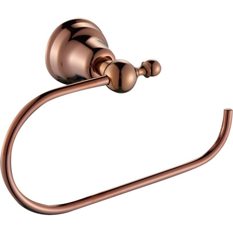 Stainless Steel Rose Gold Towel Rack Set Modern Vintage Bathroom Accessories Thickened Electroplated Finish