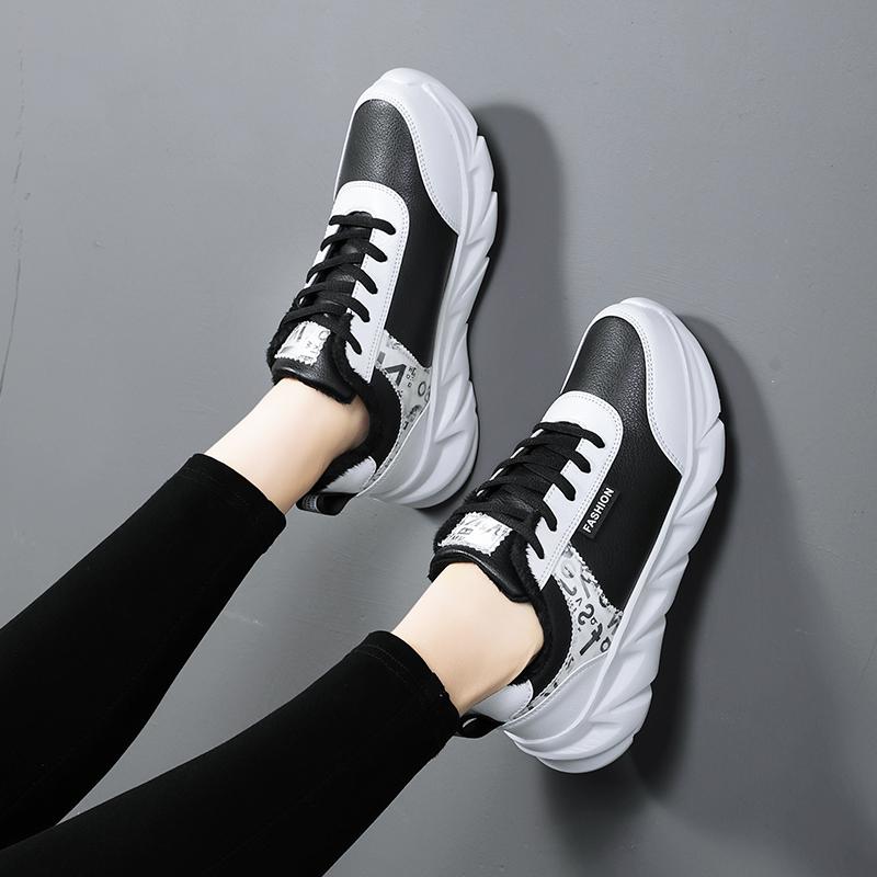 Новые женские теплые зимние спортивные туфли, повседневные модные легкие кроссовки для бега
