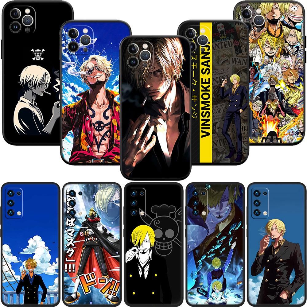 FM43 Чехол-накладка Sanji из One Piece для iPhone 16 15 14 13 12 Pro Max Plus Mini