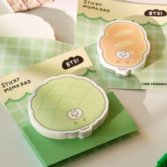 BT21 Липкий блокнот для заметок «Выпечка»
