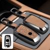 Кожаный чехол-брелок из цинкового сплава для автомобильных ключей Bmw 1 3 5 7 Серии X1 X3 X4 X5 F10 F15 F16 F20 F30 F18 F25 M3 M4 E34 Аксессуары