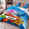 Super Wings 3Pcs Bedding Set Duvet Cover With Two Pillowcases For Bedroom Home Decoration