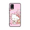 Чехол KT70 Hello Kitty для Xiaomi Poco X6 X4 M5 M6 F5 F6 C65 C55 C50 C51 C40 Redmi Note 7 8 14C A3X 13C 12C 11 10A 9C Pro черный мягкий чехол