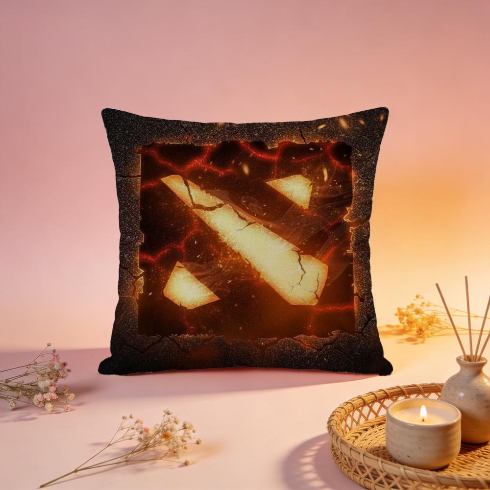 Stylish DDota 2222 Cushion Cover Comfortable Durable Pillow Cover MultiScene for Home Office Car Sofa