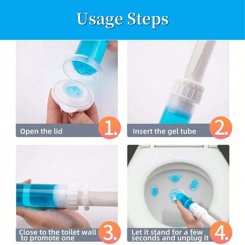 3Pcs Toilet Cleaner Gel Fresh Flower Aromatic Drain Toilet Cleaning Detergent Air Freshener Remove Odors Home Bathroom Tools