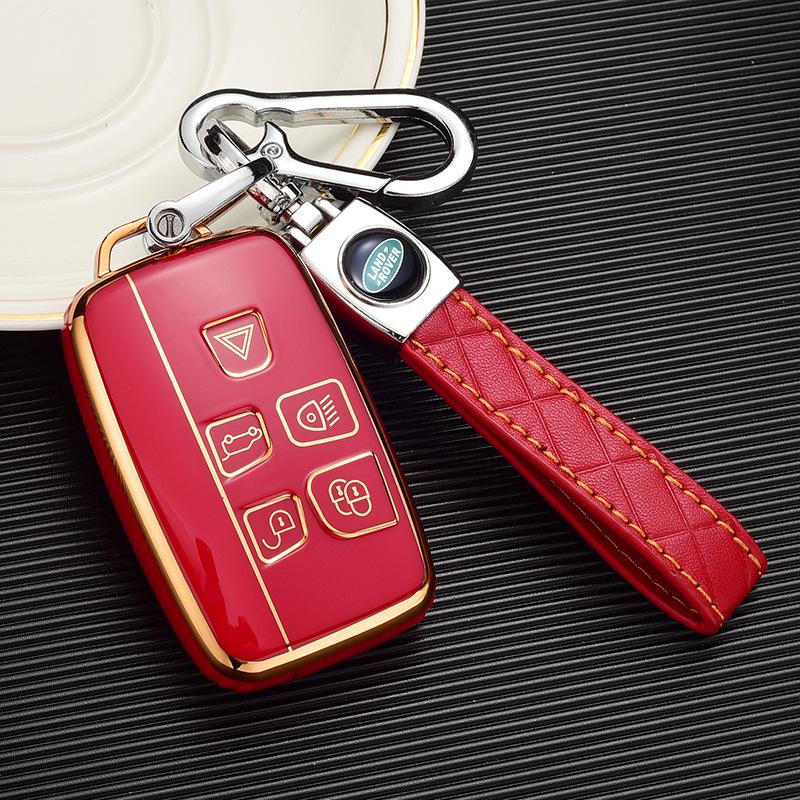 Land Rover Key Case: Compatible with Range Rover Evoque, Velar, Defender, Discovery Sport, Freelander - Unisex Car Shell Bag