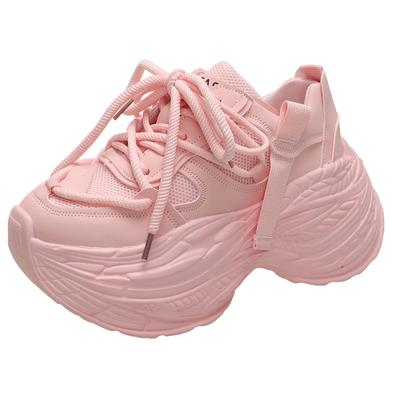 Мода 8 см Новинка 2024 года Синтетическая Весенняя Мода Женская Удобная Вулканизированная Высокая Платформа Бренд Осенние Сапоги Массивные Кроссовки Лоферы Женская Обувь