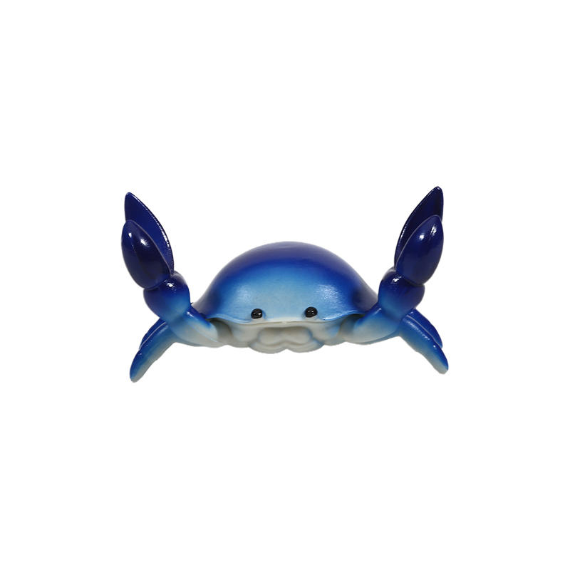 Creative Crab Weightlifting Pen Holder Creative Cute Crab Shelf Cellphone Storage Bracket Storage Rack Crab Model Desktop Ornament