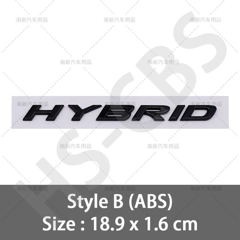 ABS Oil Electric Hybrid Vehicle Logo Car Rear Trunk Emblem Badge For Lexus RX270 RX350 CT200H GX400 ES350 ES300h NX300 NX200t LX