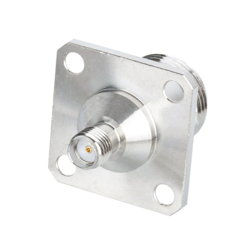 1 шт. N-типа «мама» на SMA-мама, водонепроницаемый фланцевый соединитель SMA-N «мама», уплотнительное кольцо с шайбой