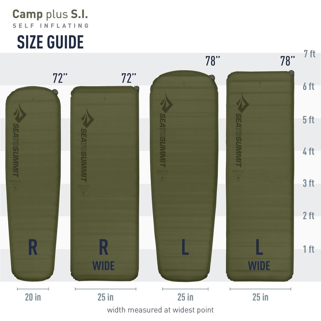 Sea to Summit Camp Plus Mat Moss Japanese SI [Оригинальный продукт] (Лектан большой)