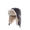 Winter Earflap Hats Fur Cap Thickened Warm Russian Hat Cycling Skiing Outdoor Windproof Wool Ear Protection Windproof Flying Hat