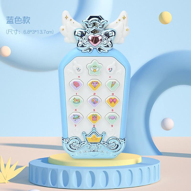 Mobile Phone Toys For Infants And Children, Music Princess Dream Early Education Puzzle Simulation Button Phone Multi-Function