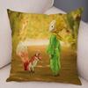 Little Prince Cushion Cover Decor France Anime Cartoon Print Pillow Case for Sofa Home Children Room Soft Plush Throw Pillowcase